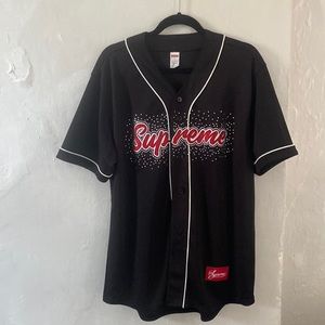 Supreme Rinestone Baseball Jersey